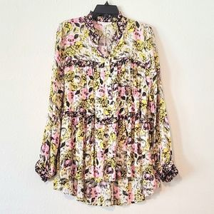 NWT Jane & Delancey long sleeve hi low tunic top